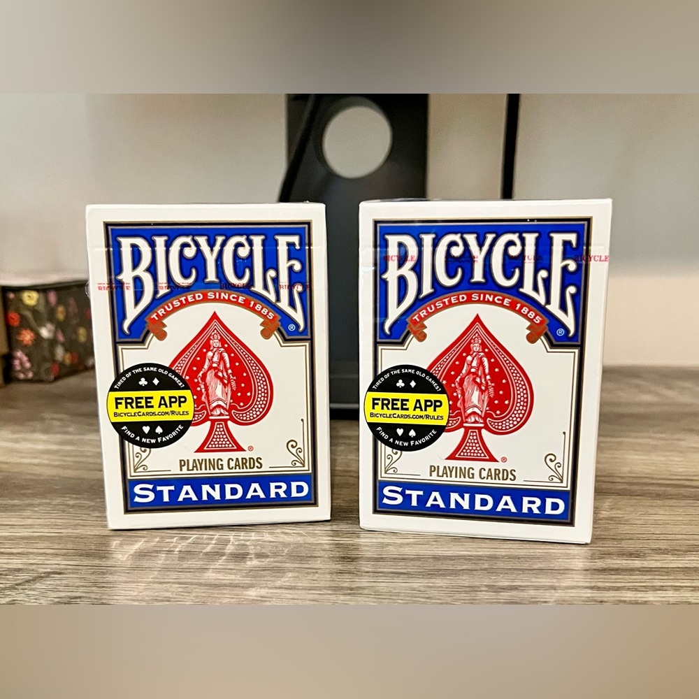 Two New Blue Bicycle Standard Playing Cards Sealed‎ Poker Cards
